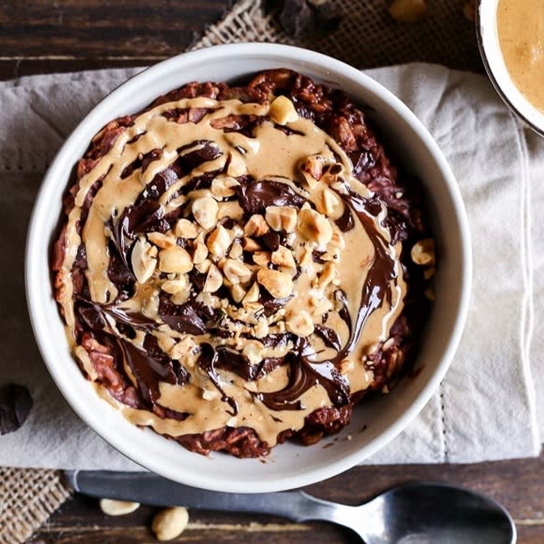 Chocolate Peanut Butter Oatmeal