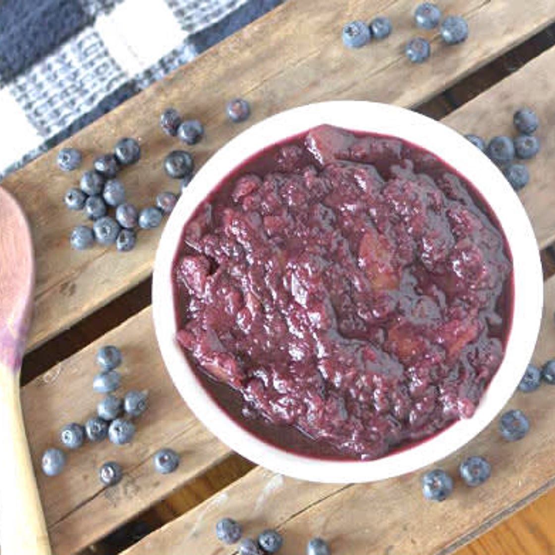 Blueberry Apple Sauce