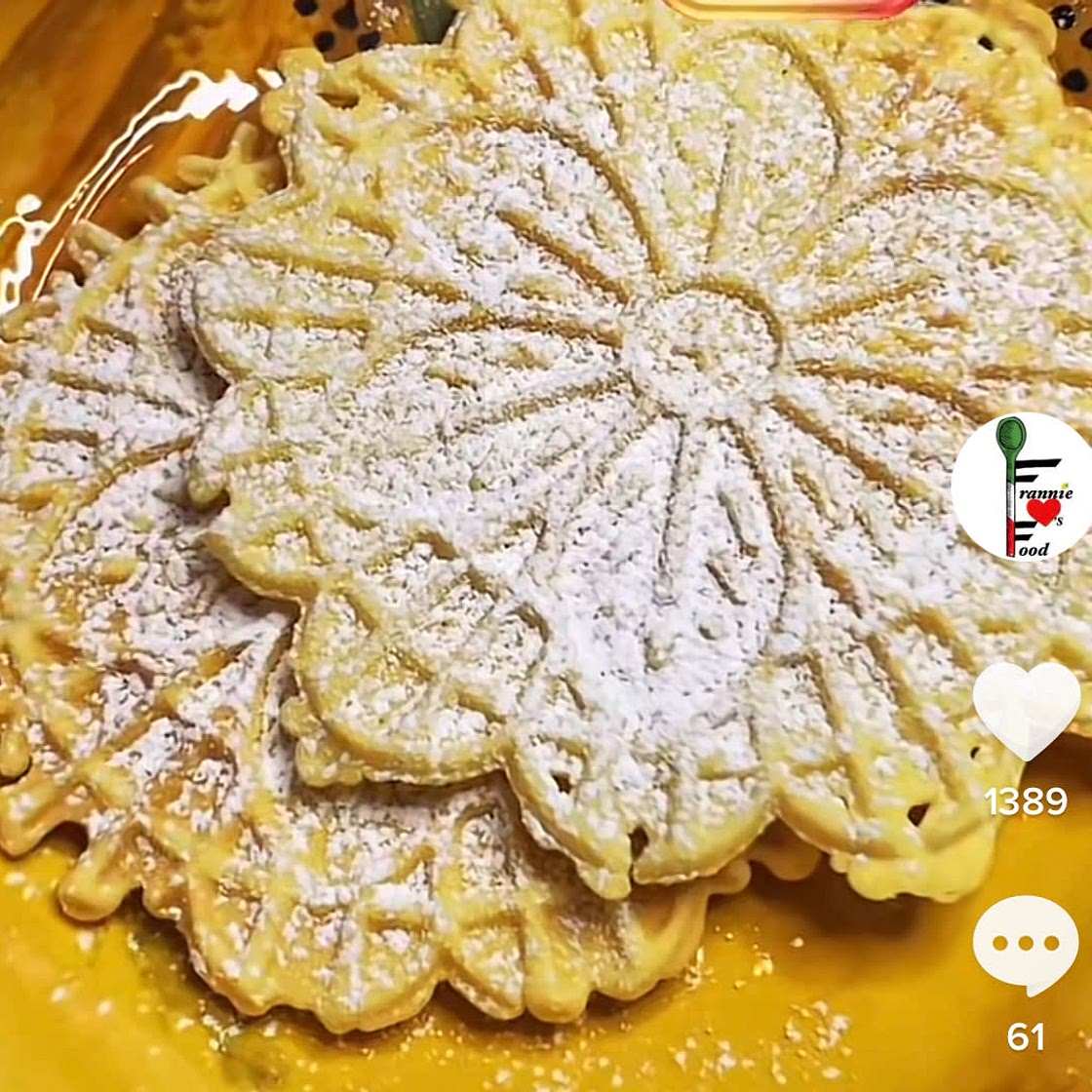 Limoncello Pizzelle