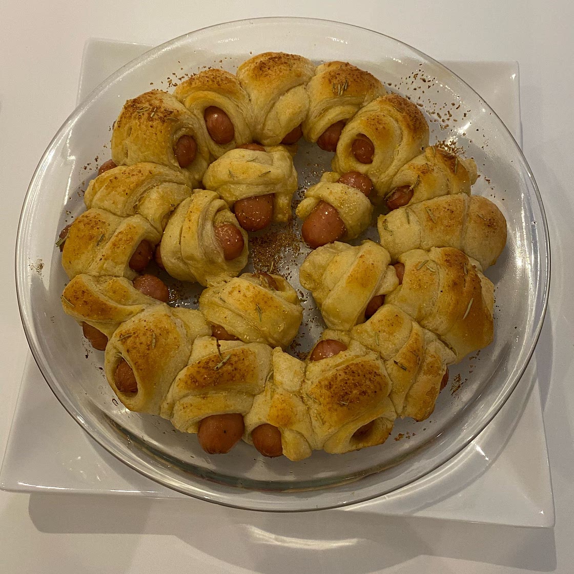 Pigs In A Blanket Wreath