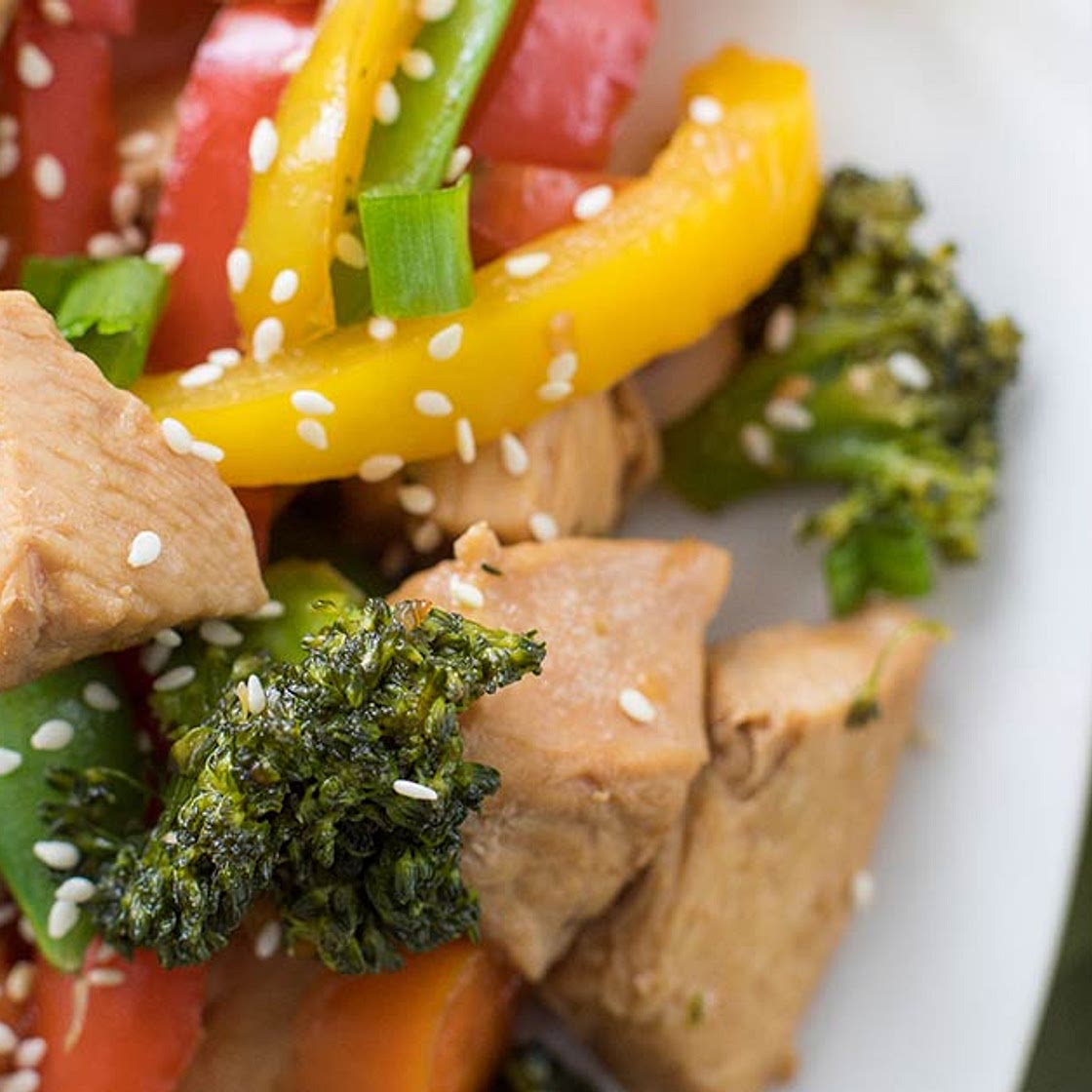 High Protein Chicken & Veggie Stir Fry