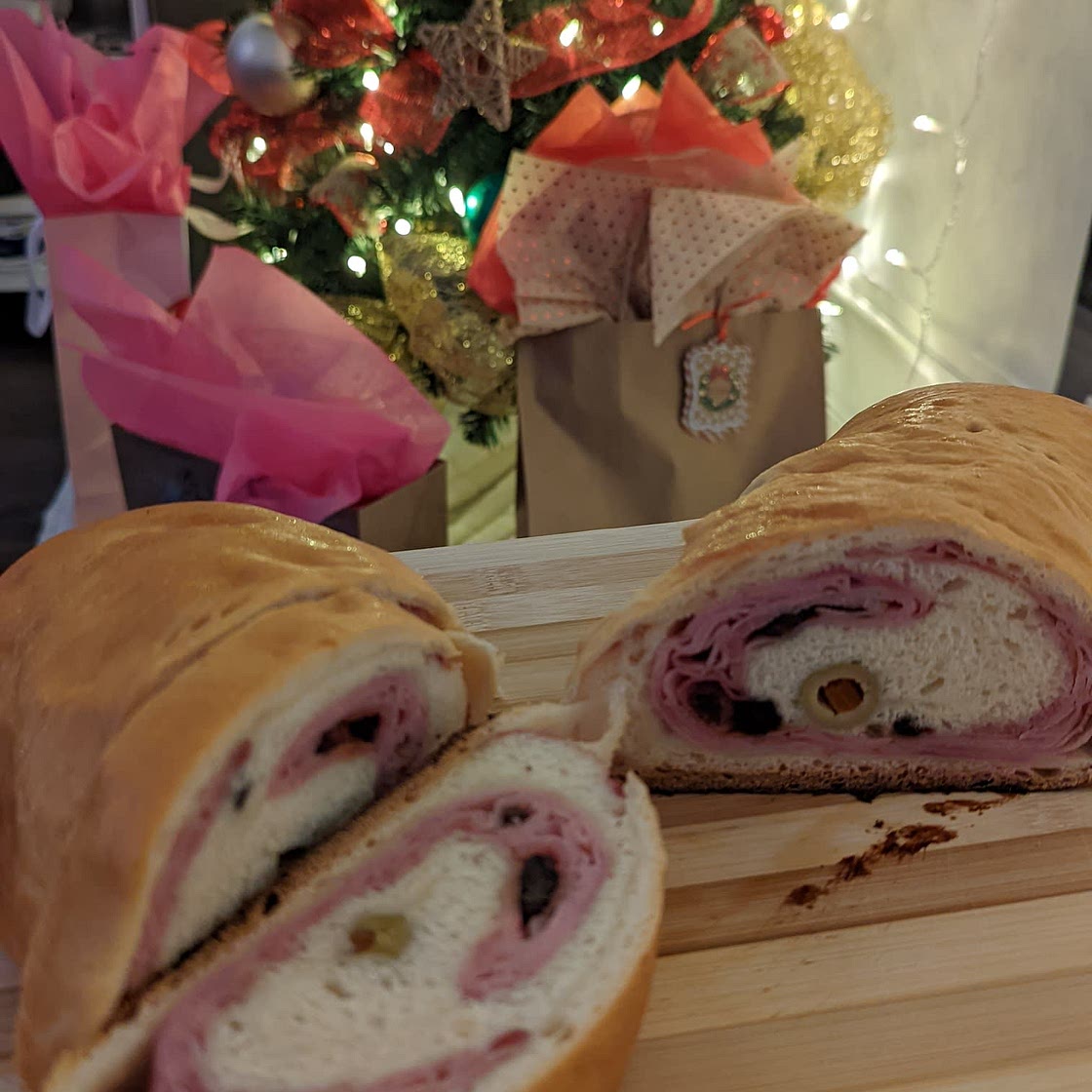 Christmas Ham Bread