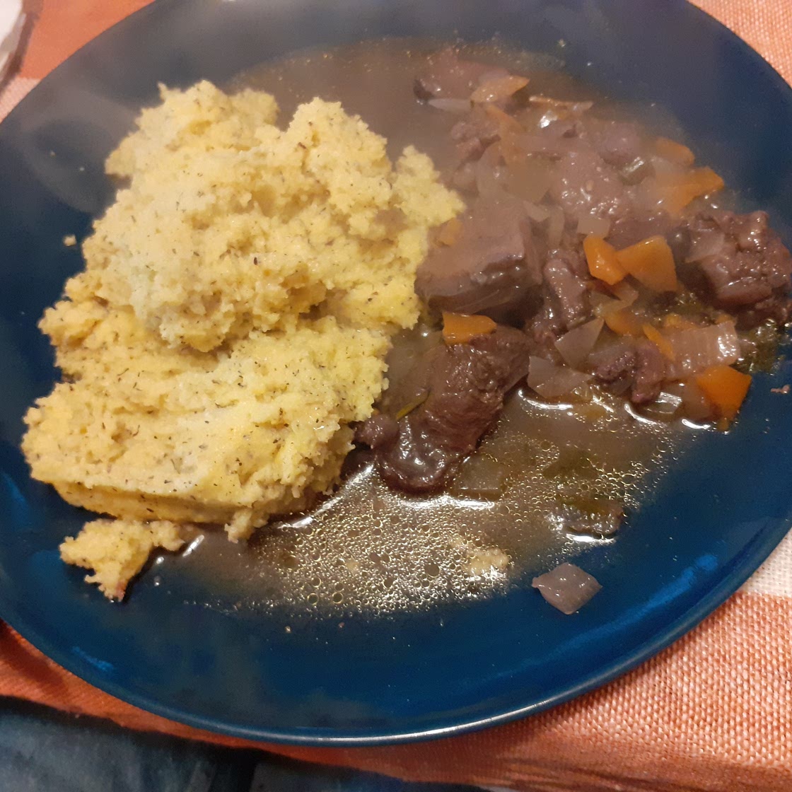 Sanglier et polenta