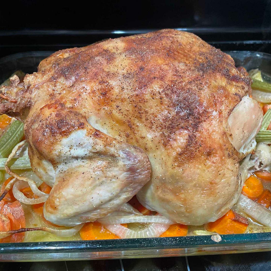 Whole Chicken and Root Vegtables