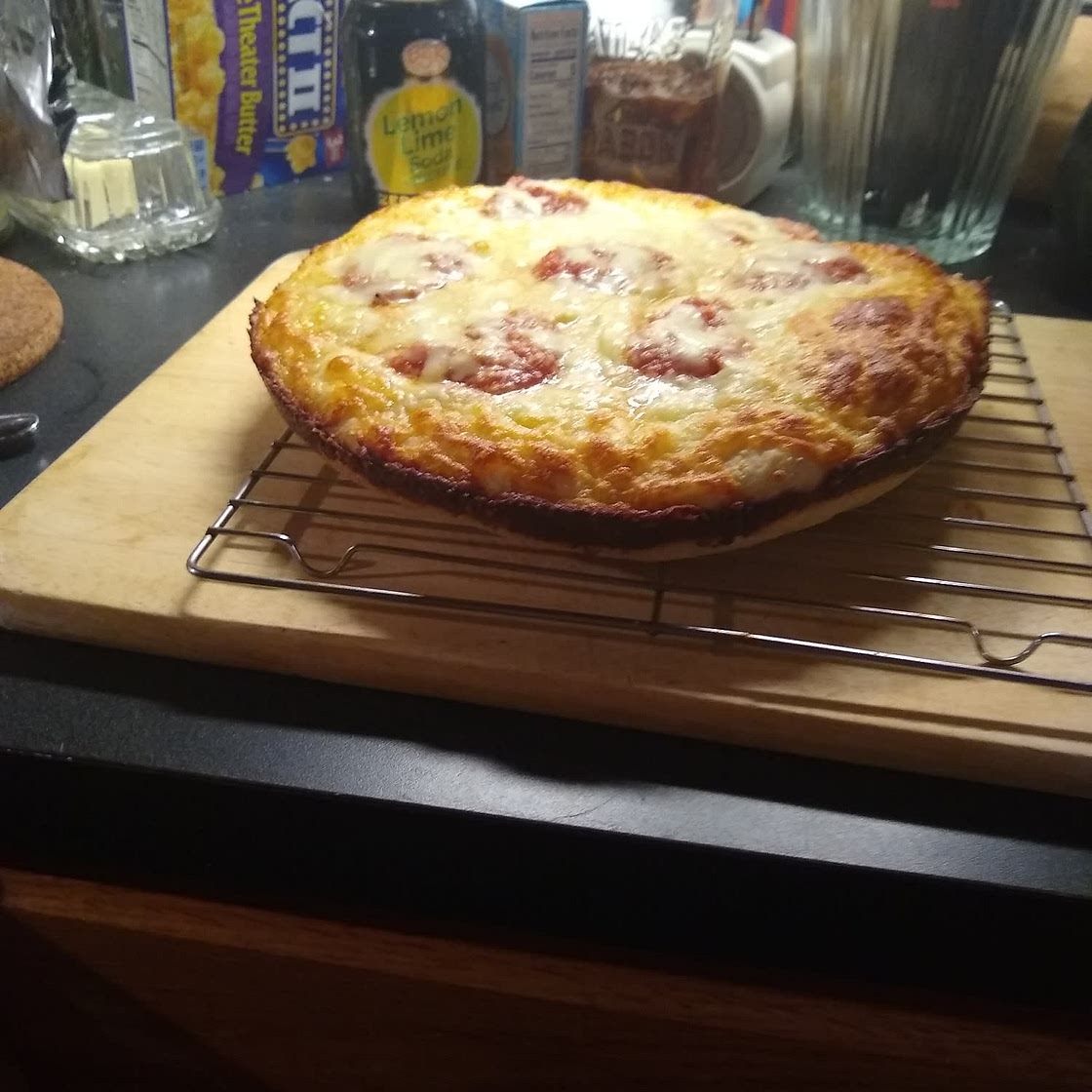Crispy Cheesy Pan Pizza
