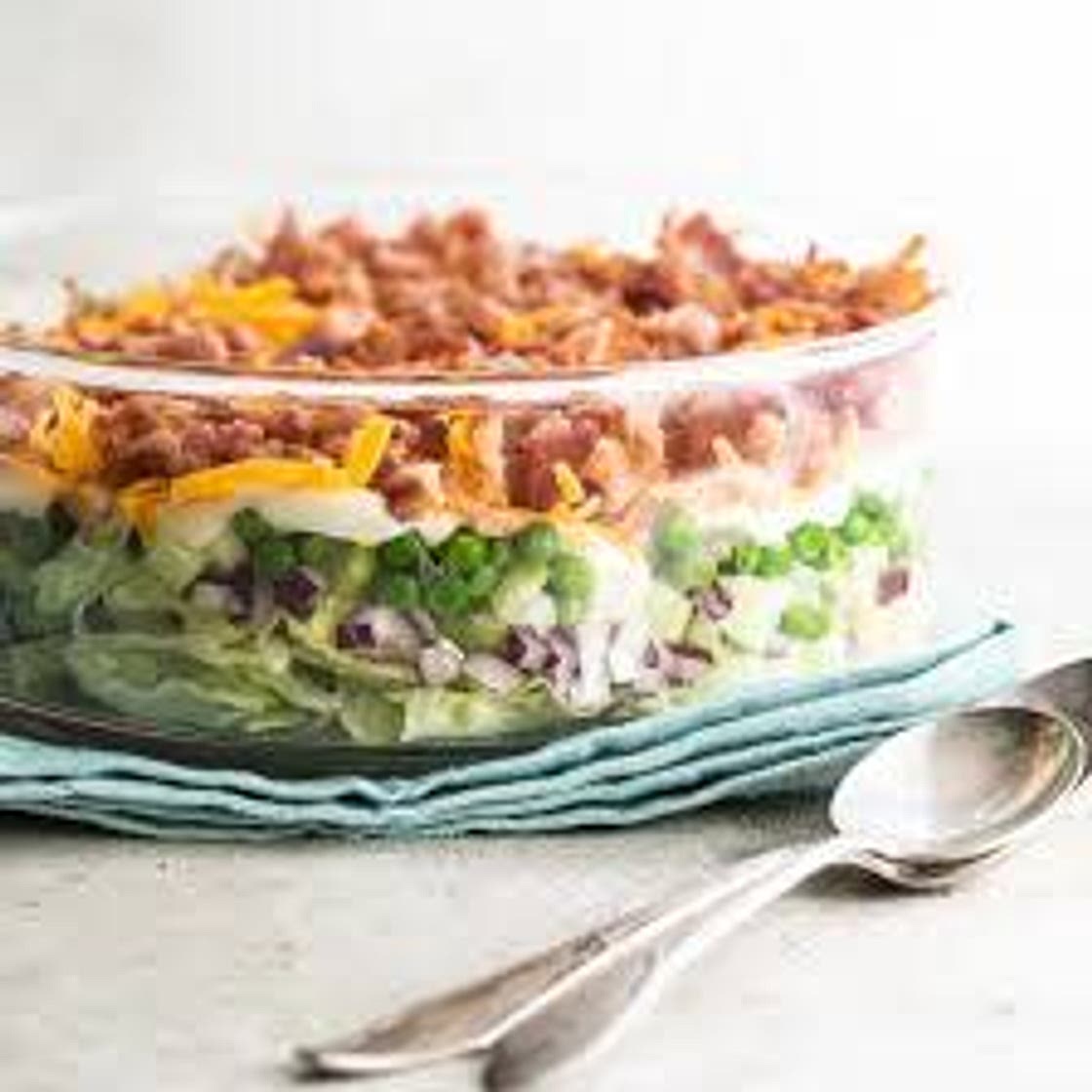 9 layer salad 12 serves 132 calories each