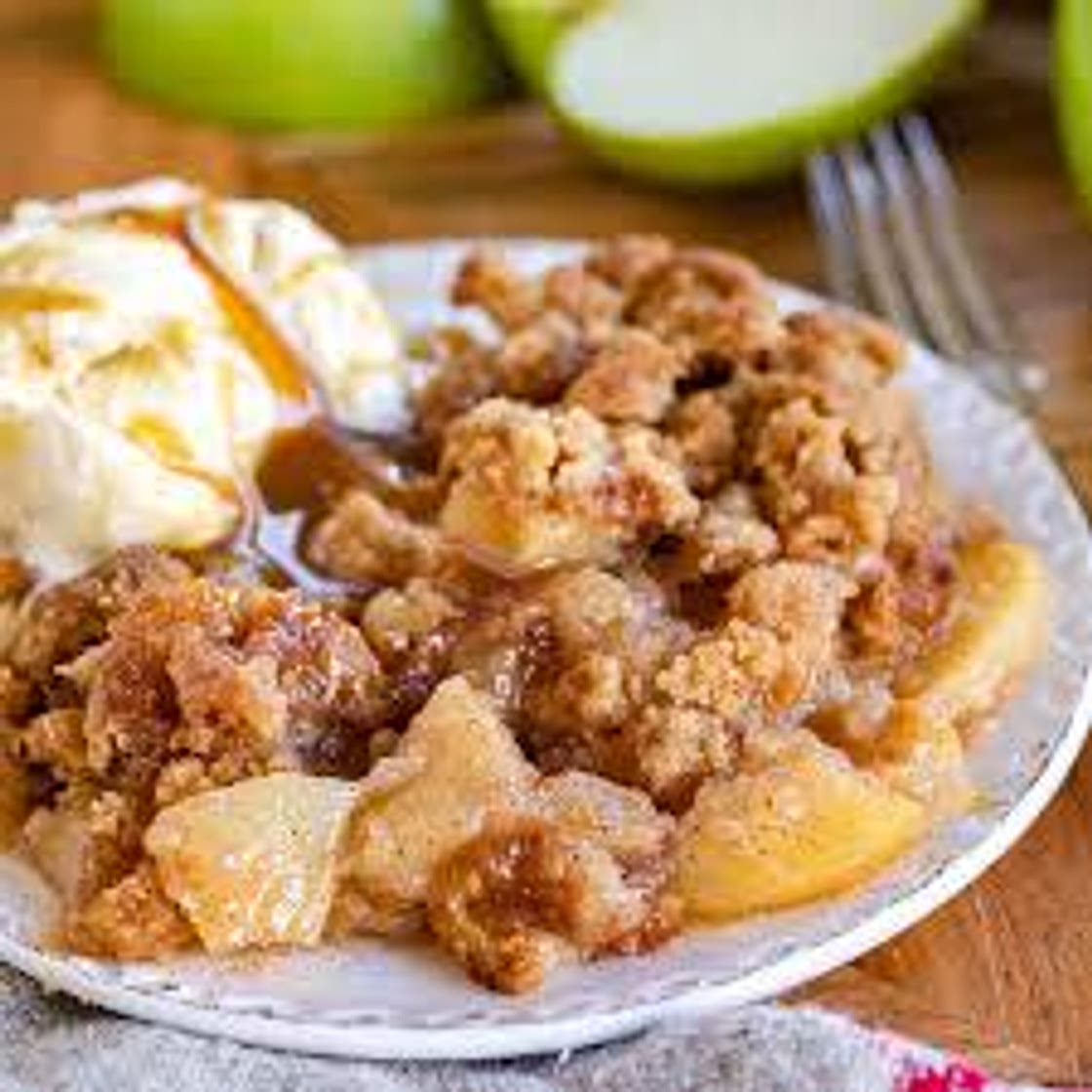 Apple crumble