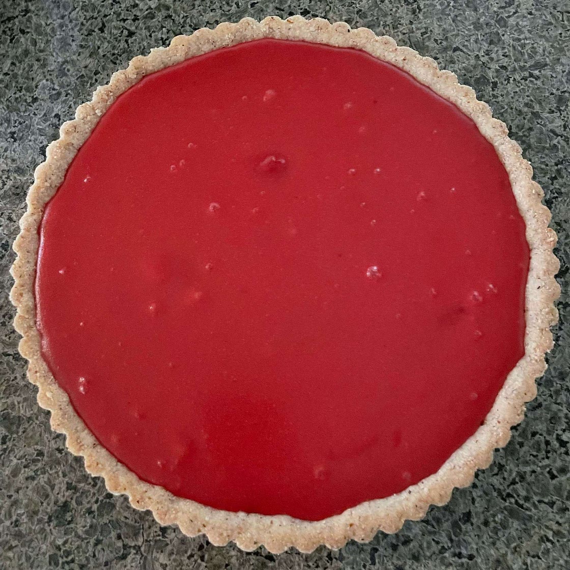 Cranberry Curd Tart