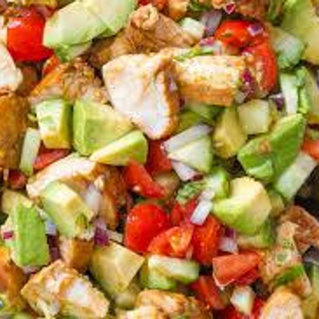 Chicken avocado salad
