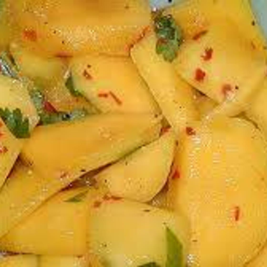 Chilli mango salad 6 serves 86 calories each *