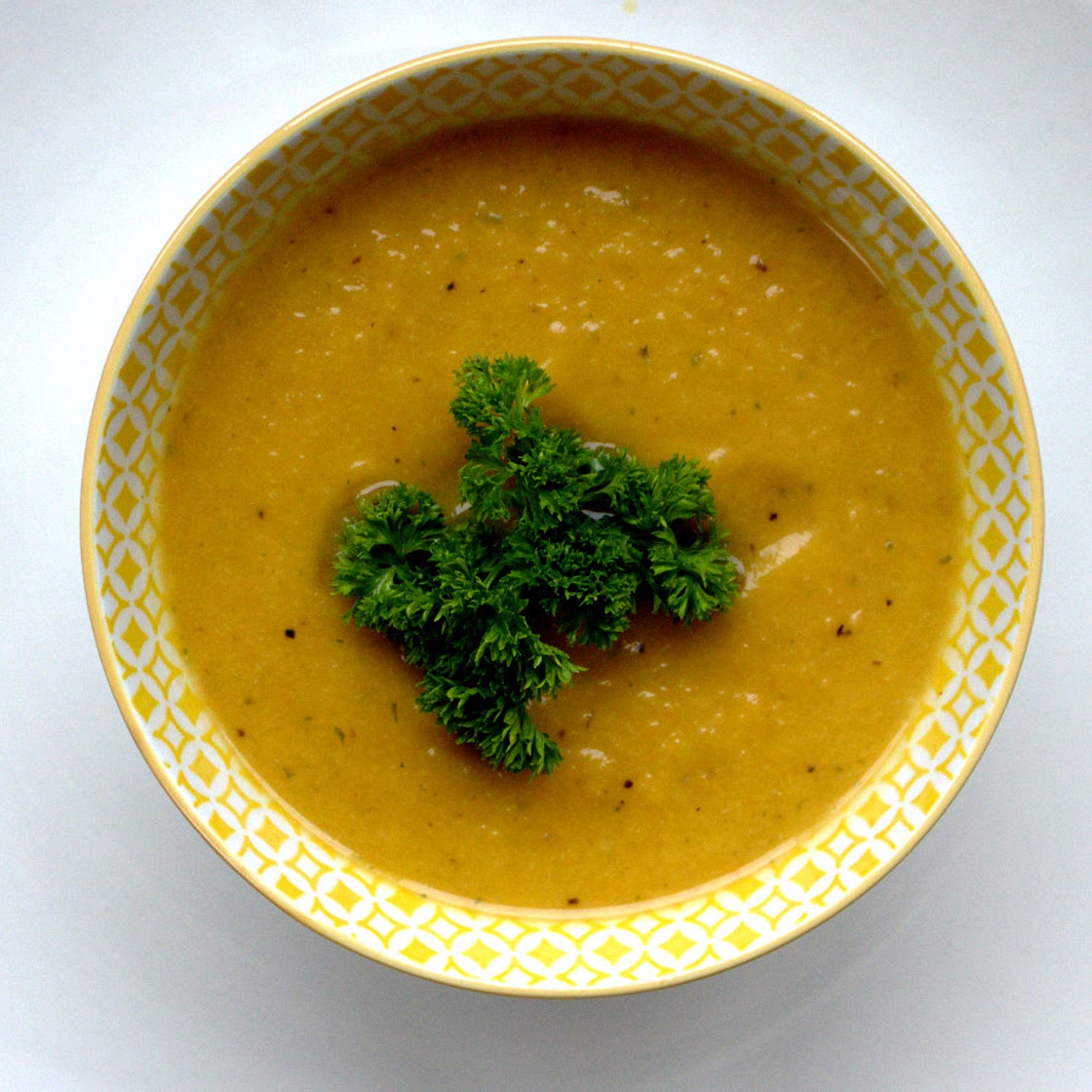 Roasted Butternut Squash and Cauliflower Soup