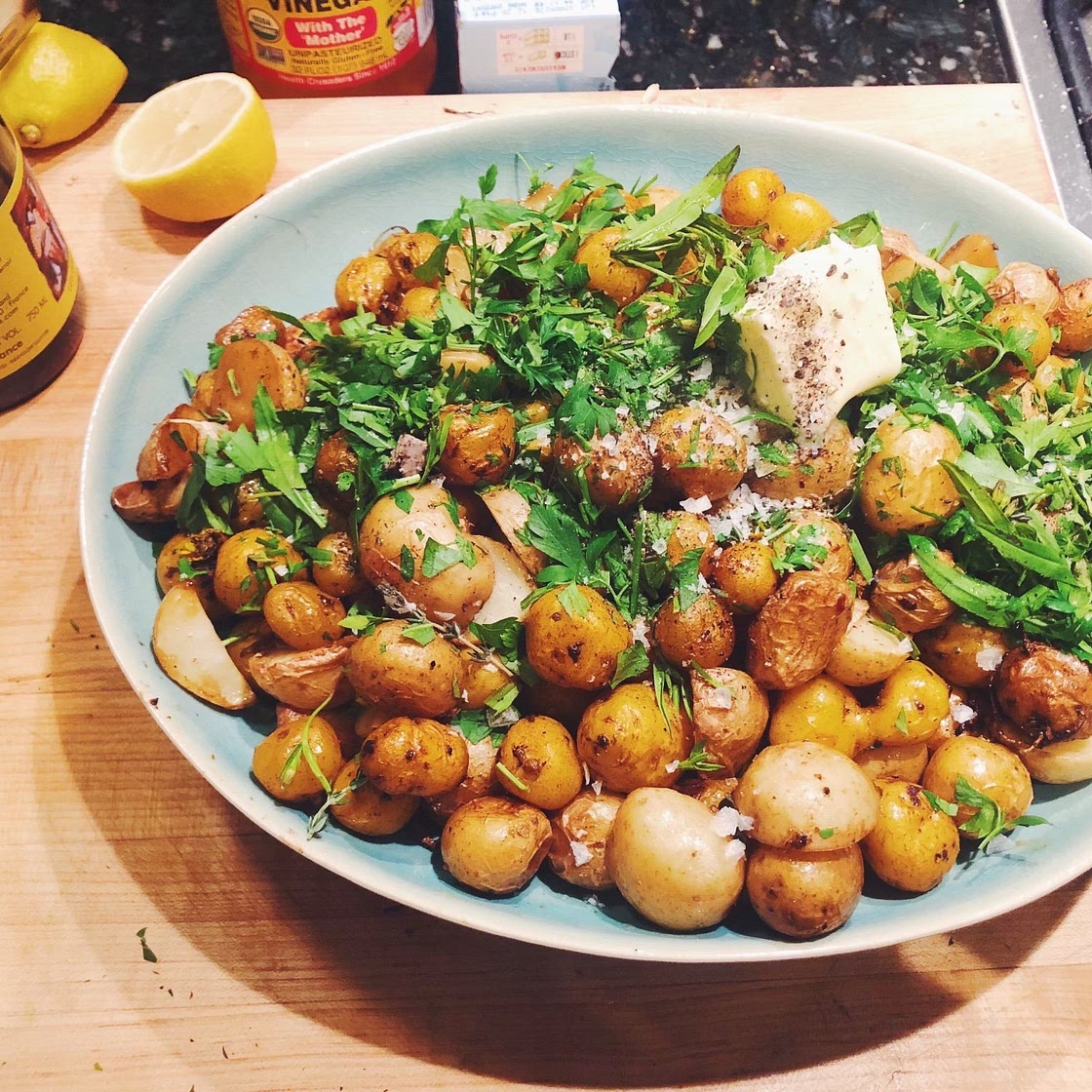 Tiny Boiled Potatoes with Butter and Chives — Alison Roman