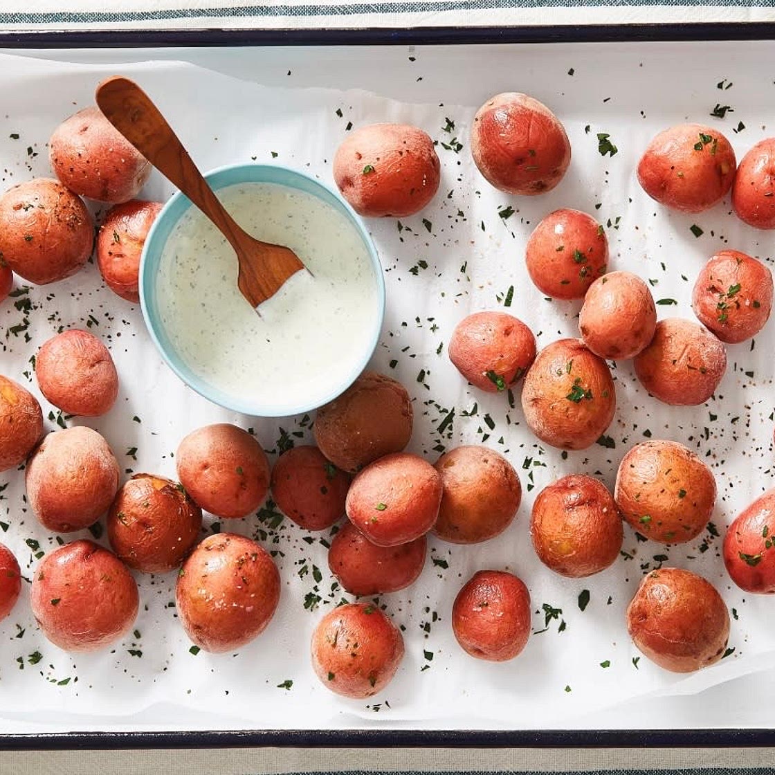 Salty Baked Potatoes