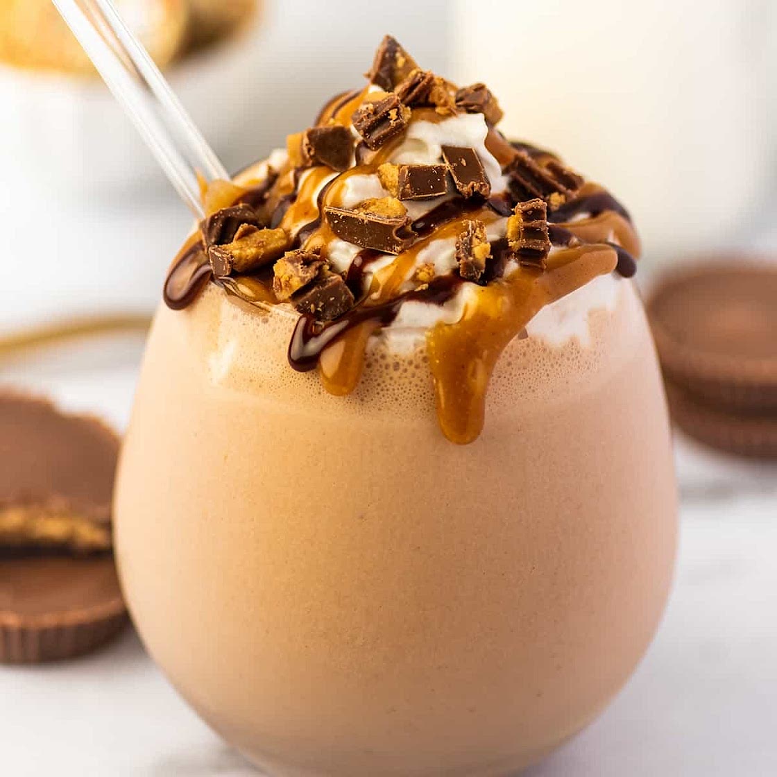 Chocolate Peanut Butter Milkshake