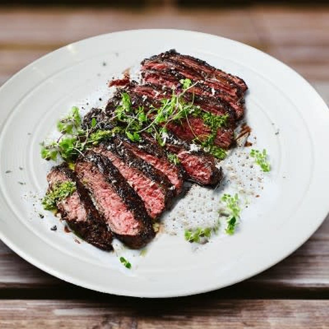 Keto Skirt Steak with Salsa Verde