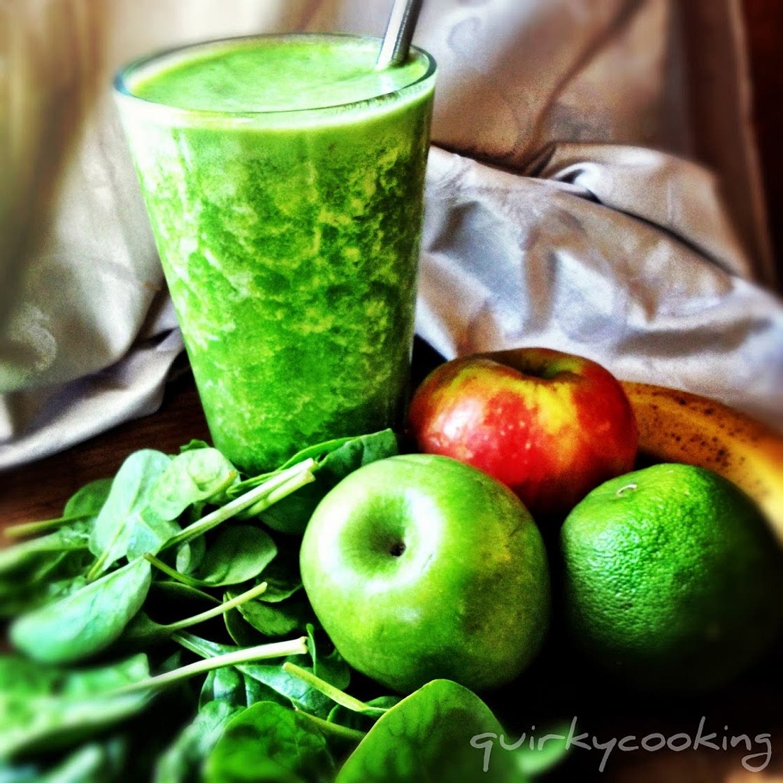 My Favorite Green Smoothie - Quirky Cooking