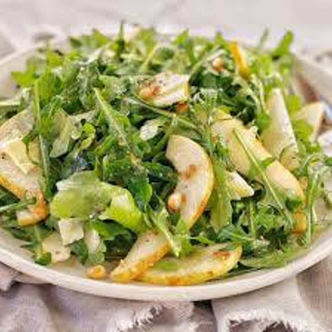 Pear salad vit c 6 serves 75 calories each *