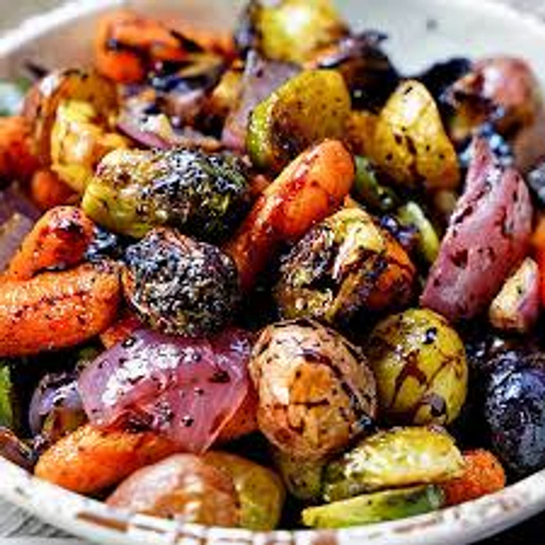 Roast vegies 191 cal high fibre *