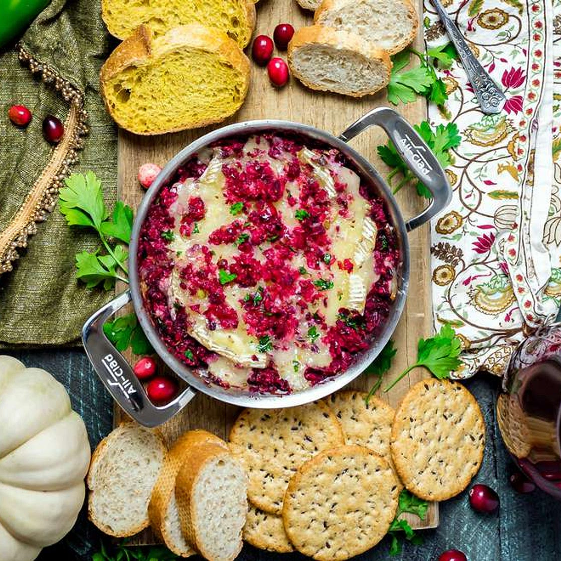 Cranberry-Jalapeño Baked Brie Dip Recipe