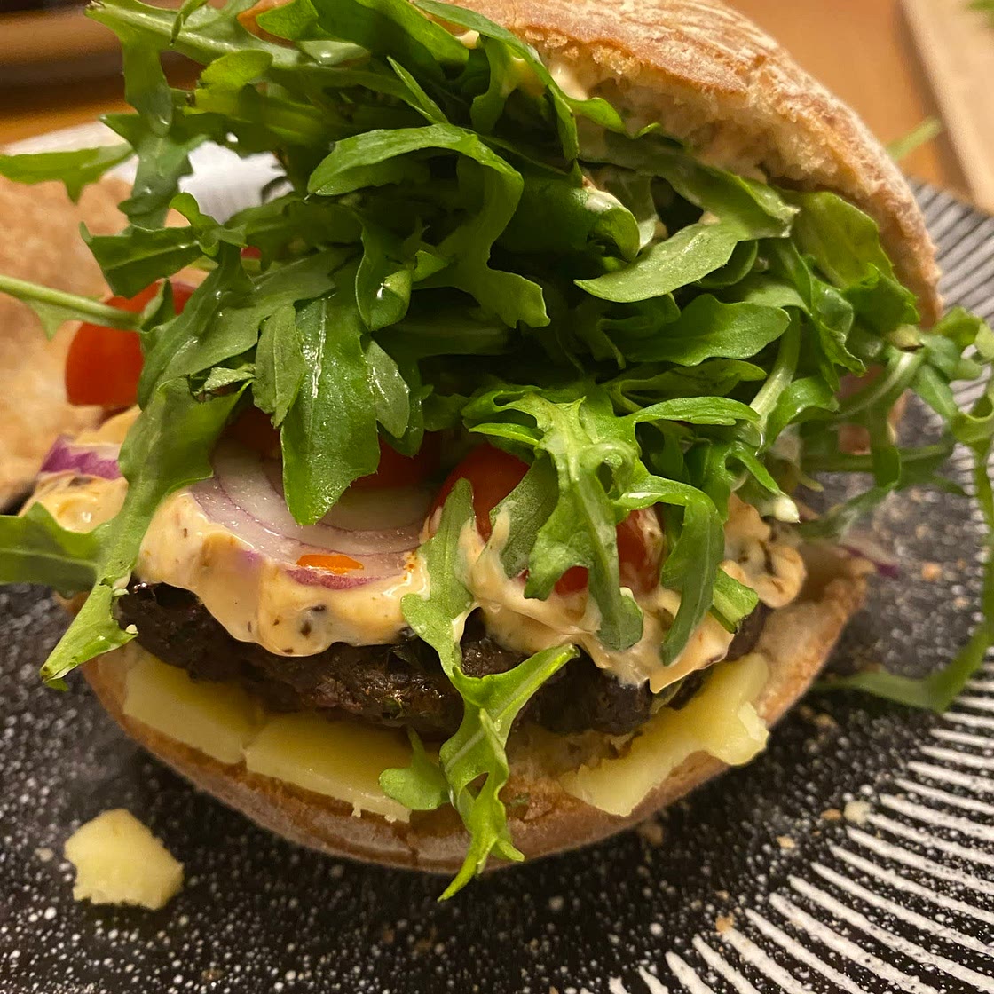 Noreen’s Baked Lamb Burger