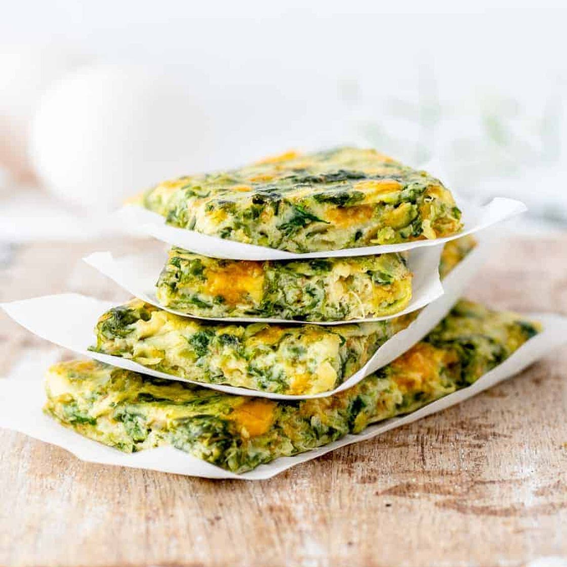 Zucchini Spinach Baked Frittata Recipe