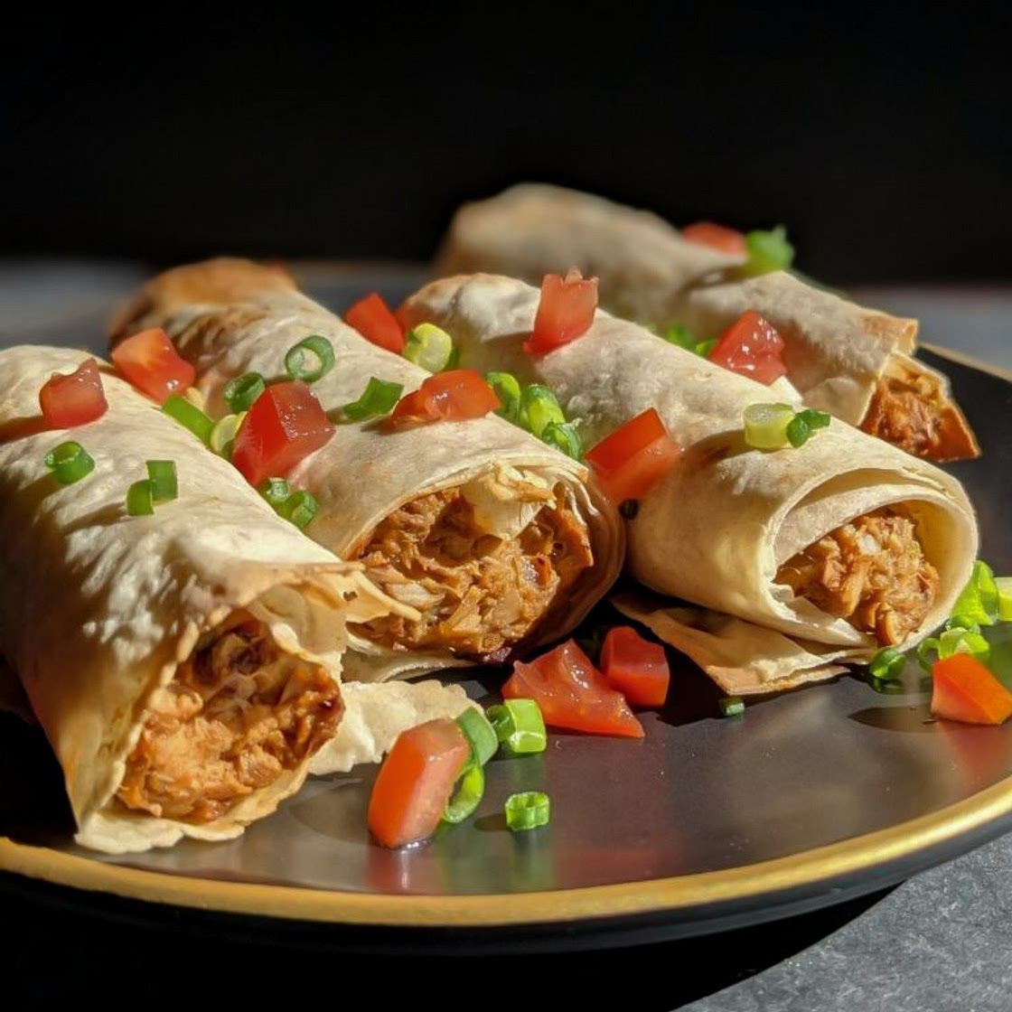 Jumbo Jackfruit Taquitos