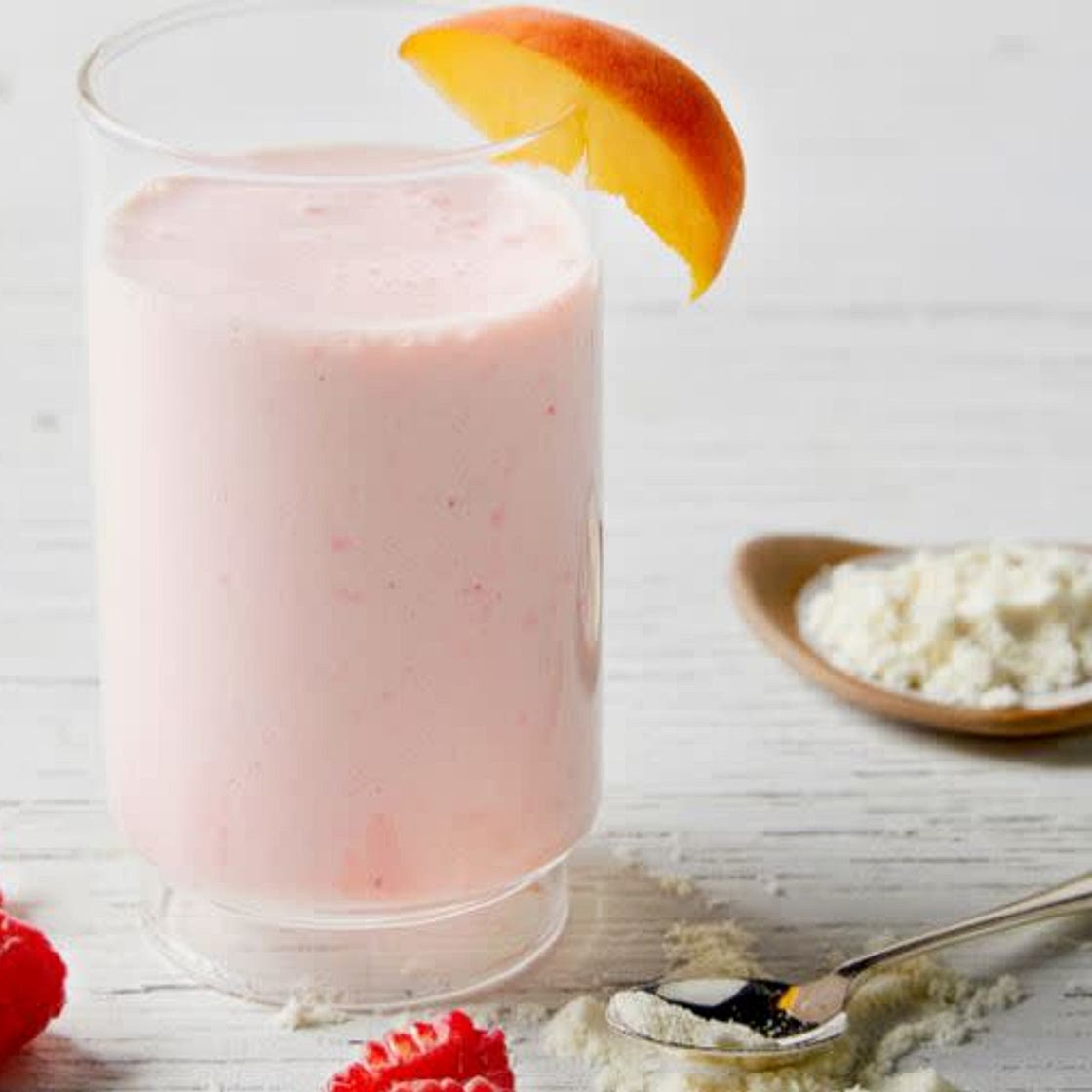 Peach & Raspberry Smoothie