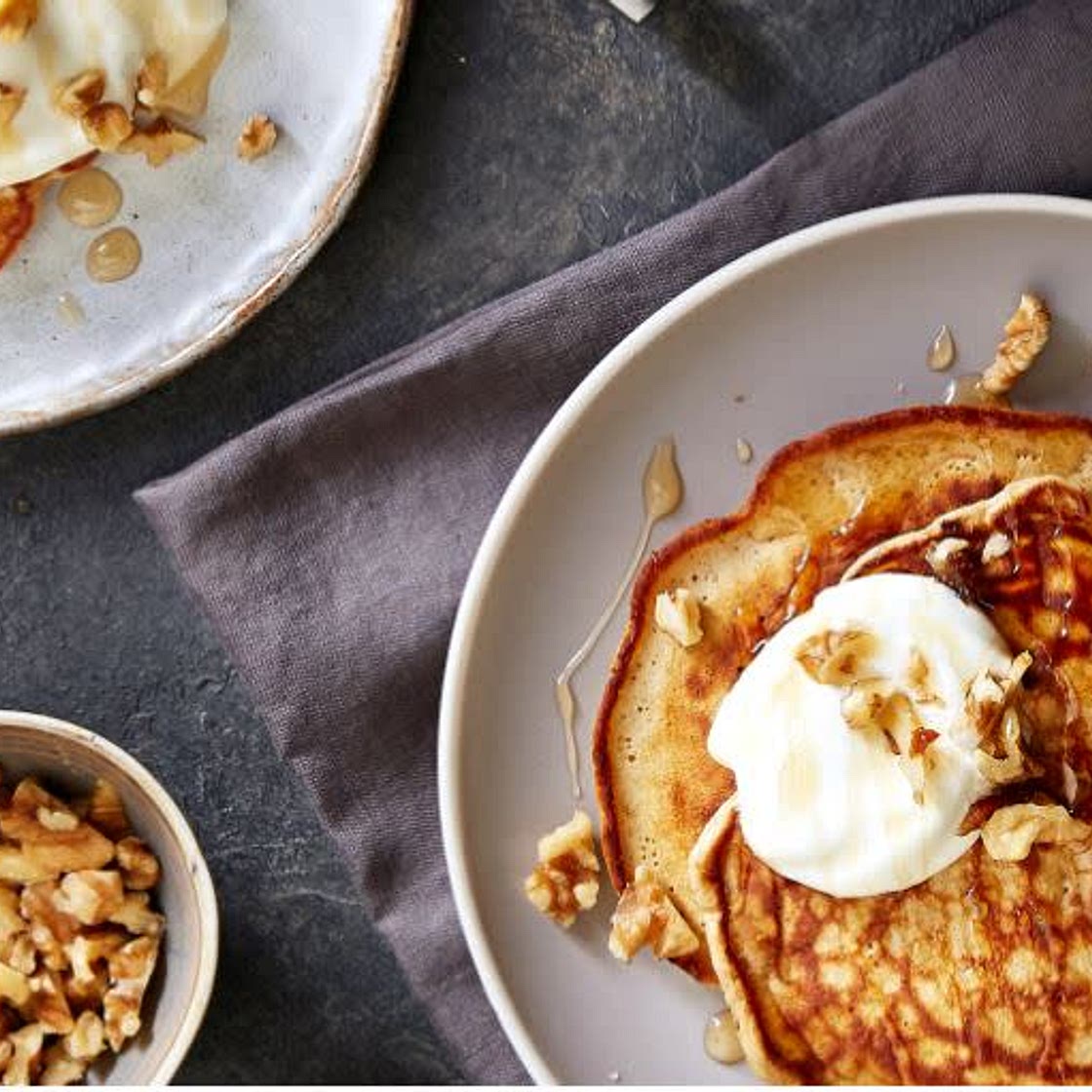 Sticky Date Pancakes