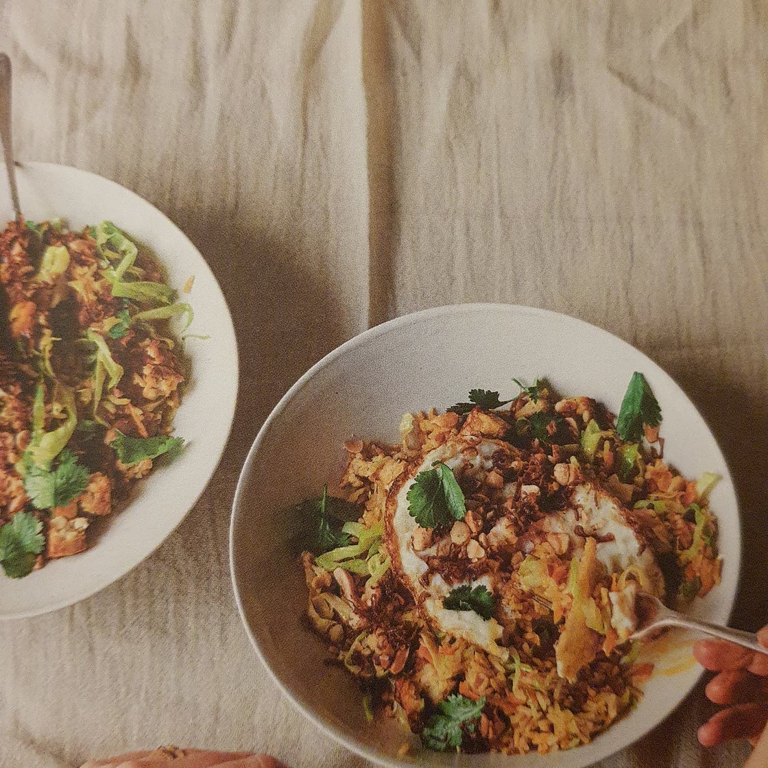 Carrot & peanut nasi goreng