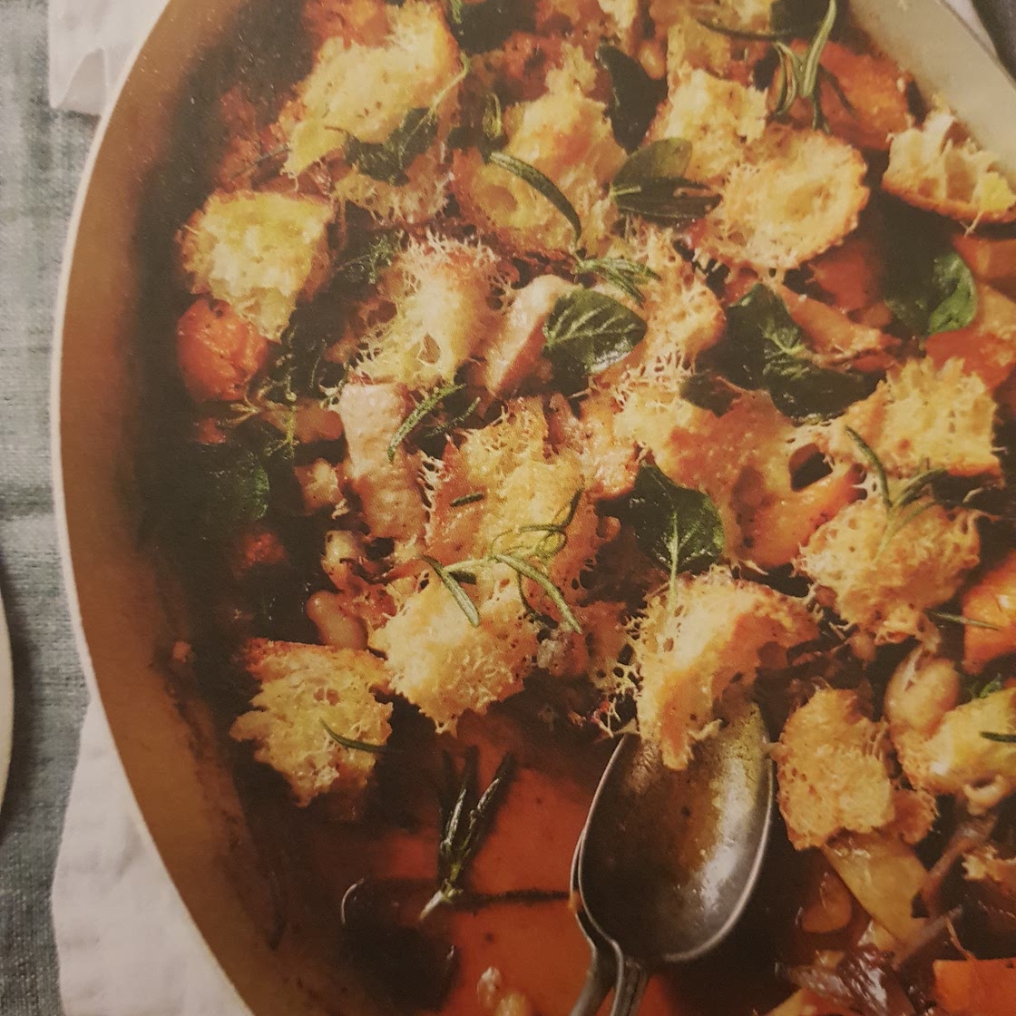 Butternut & cannellini gratin