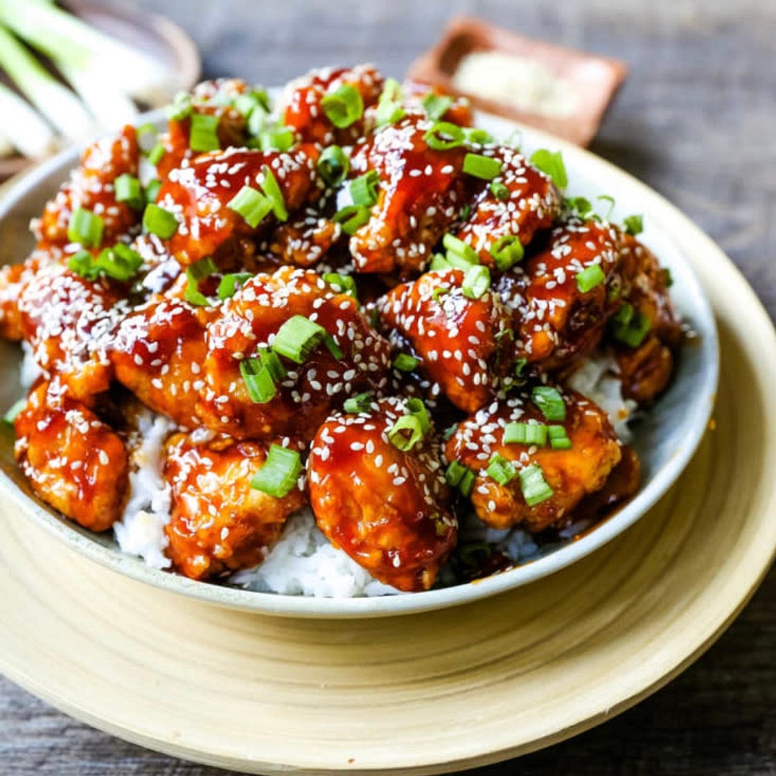 Chinese sesame chicken