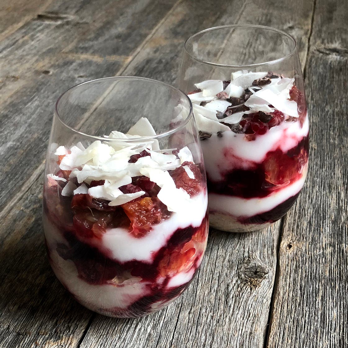 Bing Cherry Breakfast Parfait