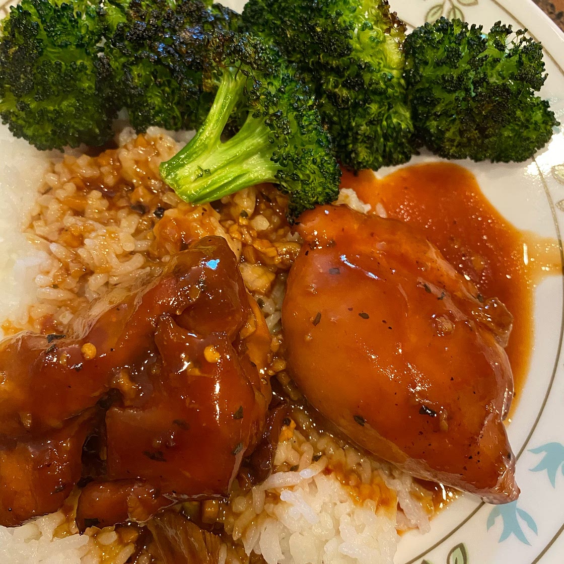 Honey-Garlic Slow Cooker Chicken Thighs