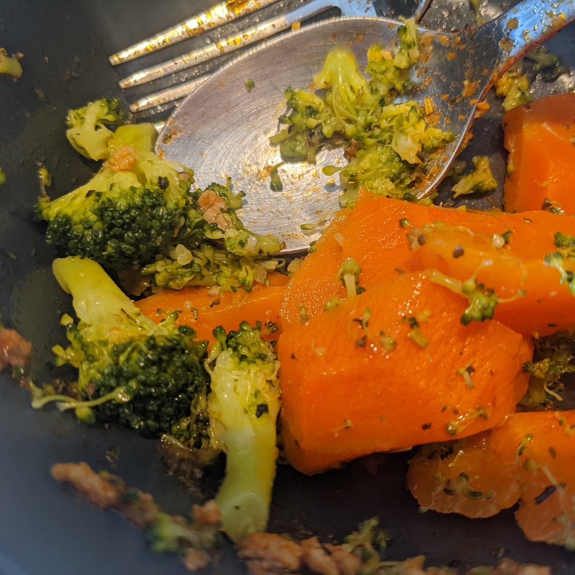 Blanched Carrot and Broccoli