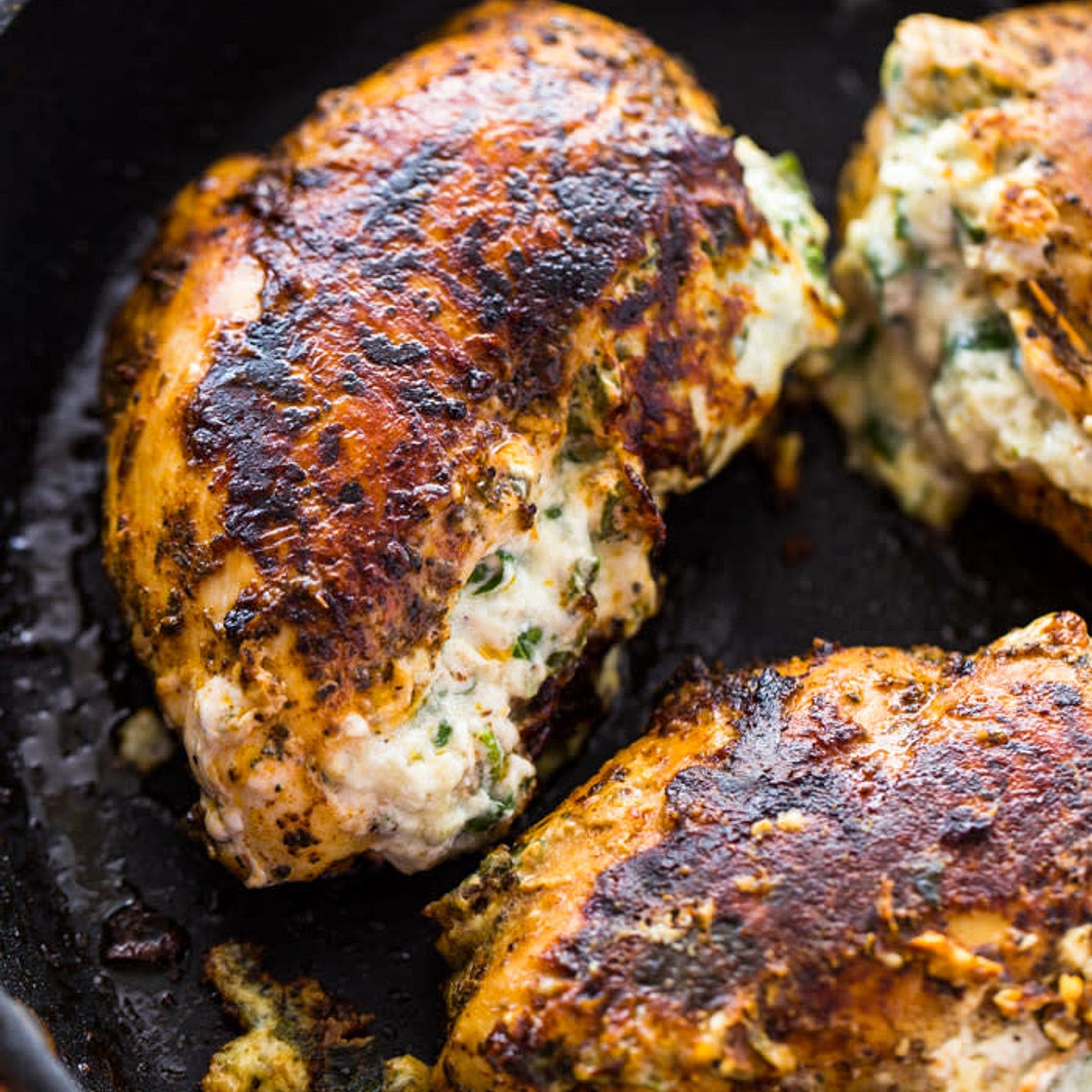 Cream Cheese and Bacon Stuffed Chicken Breast