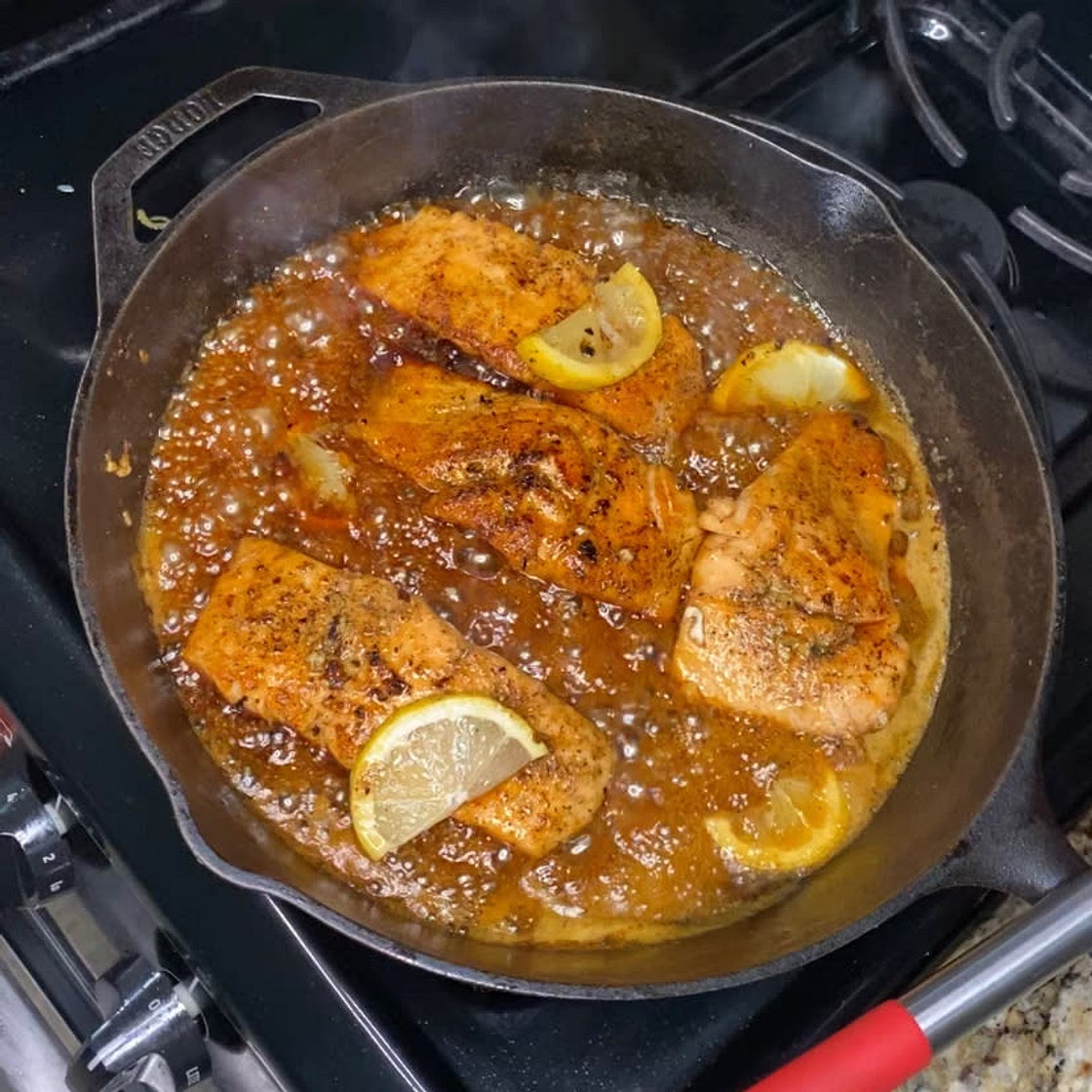 honey garlic salmon
