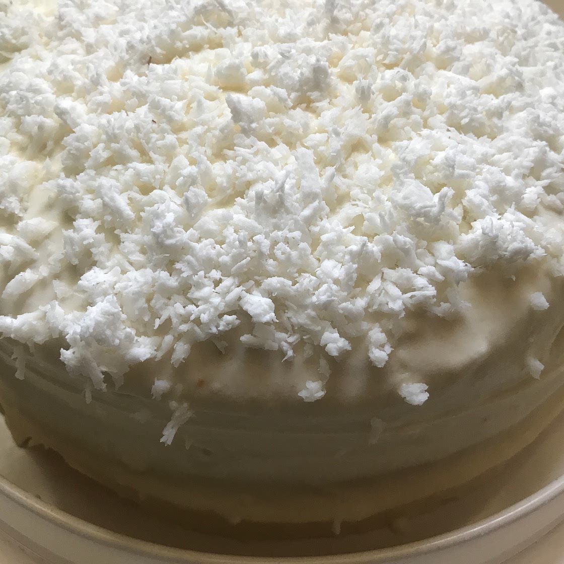 Fresh Coconut Layer Cake