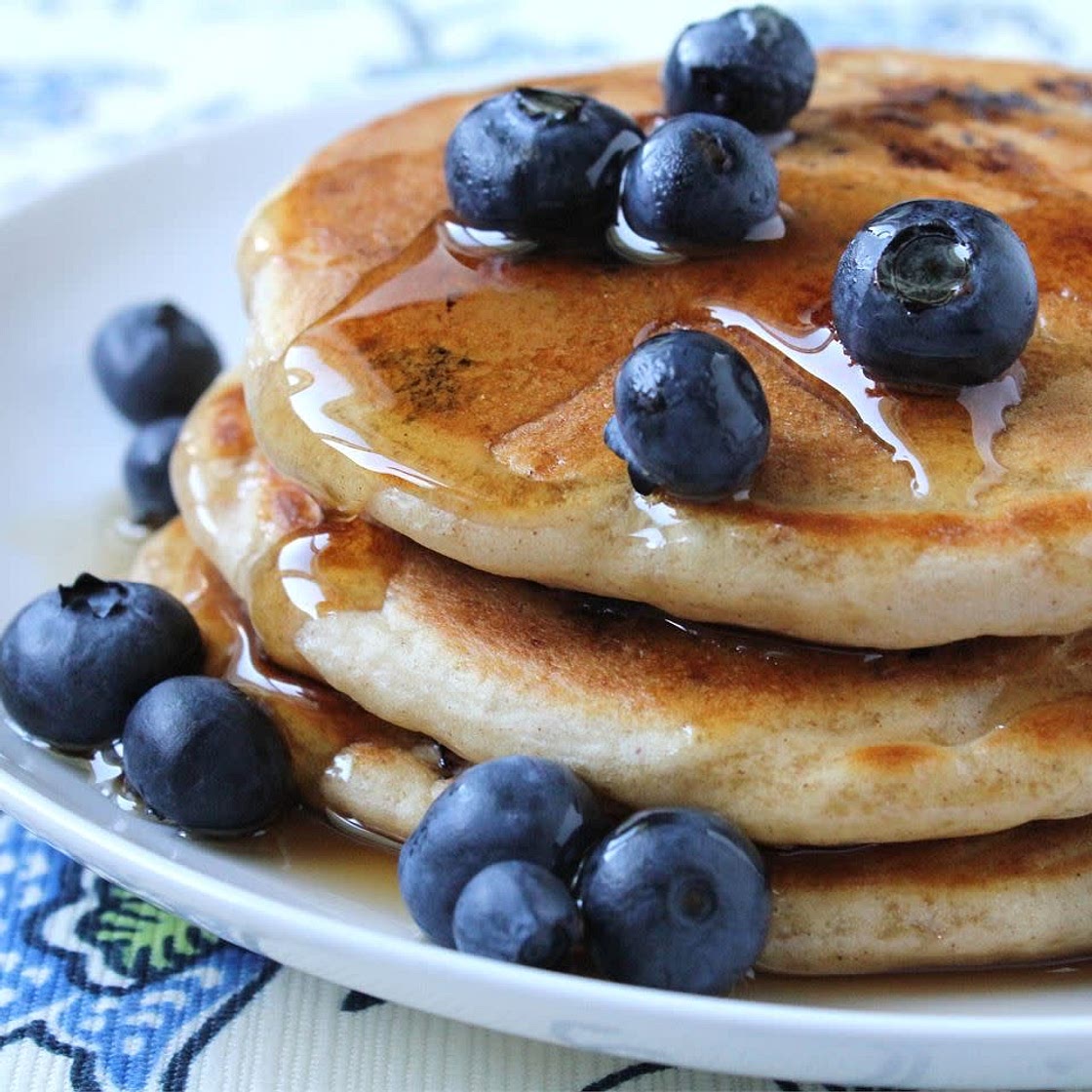 Vegan Blueberry Pancakes 