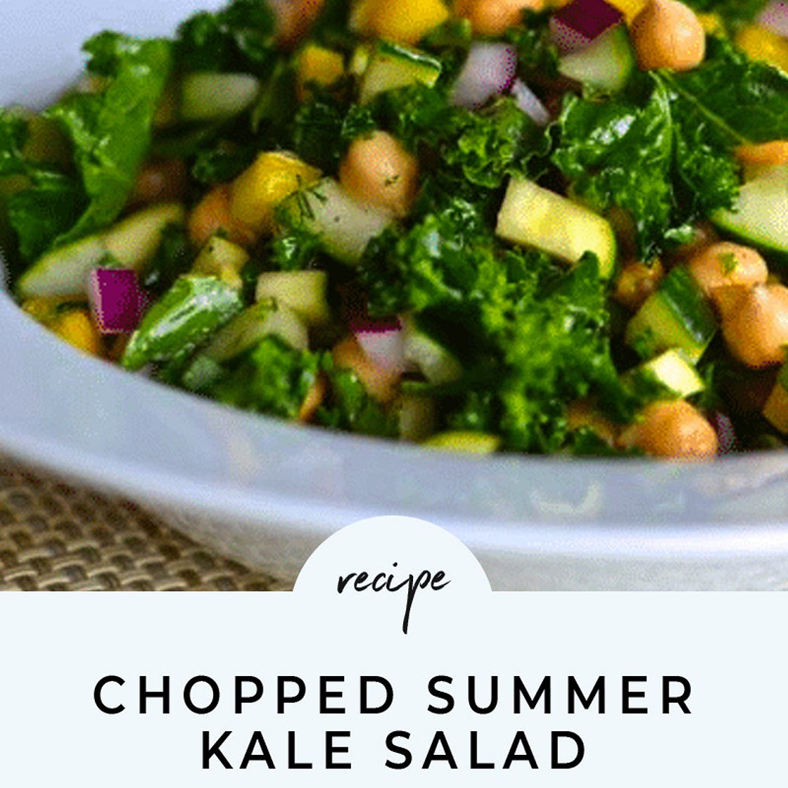 Chopped Summer Kale Salad Recipe (I'm In Love!)