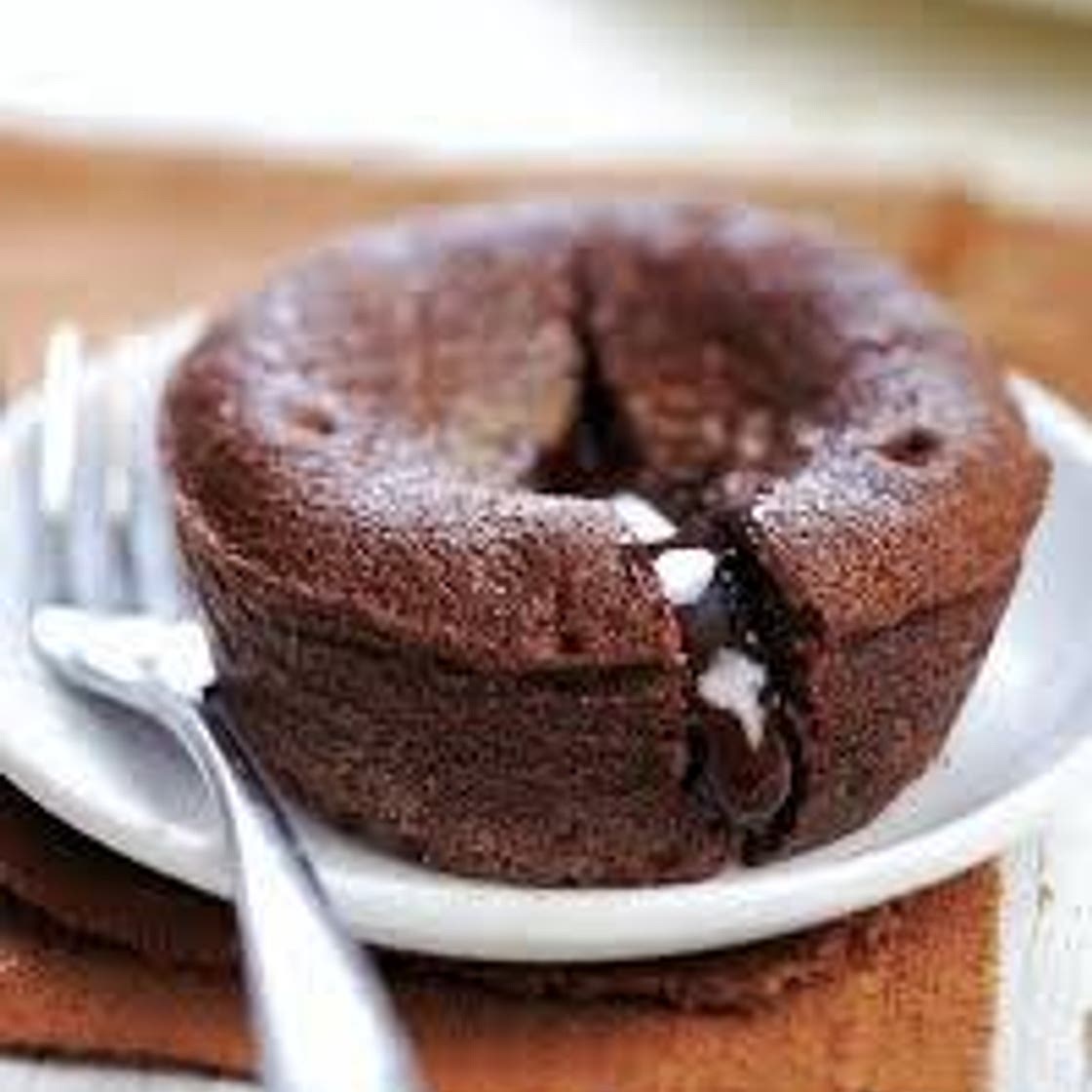 Cœur coulant chocolat noir