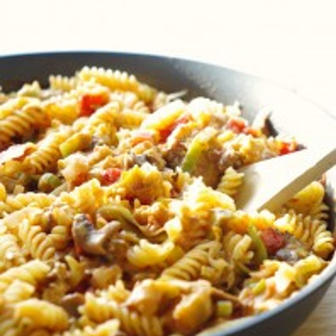 Roasted Eggplant and Leek Pasta