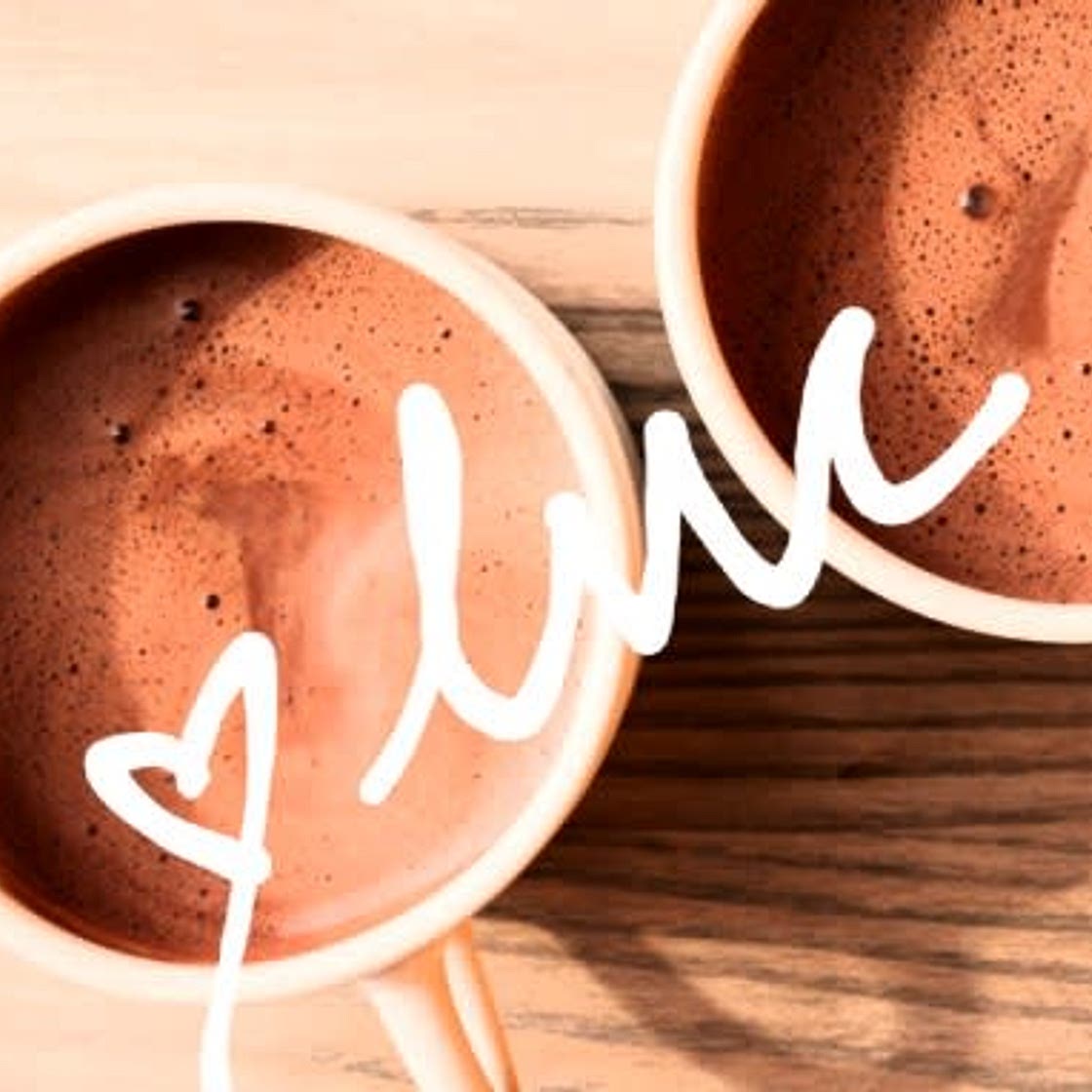 Nutty Hot Chocolate Latte
