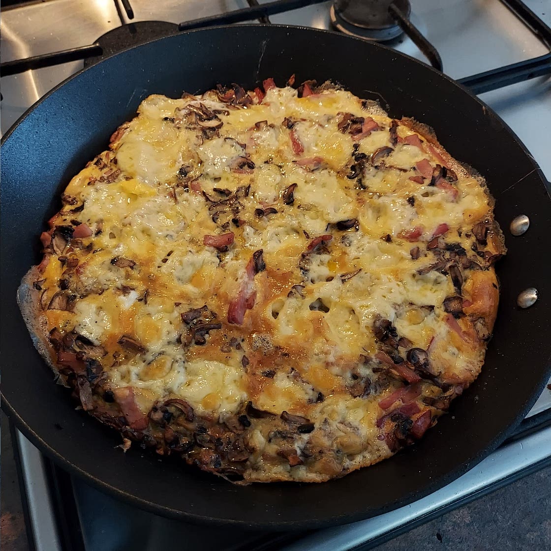 SMOKY MUSHROOM FRITTATA