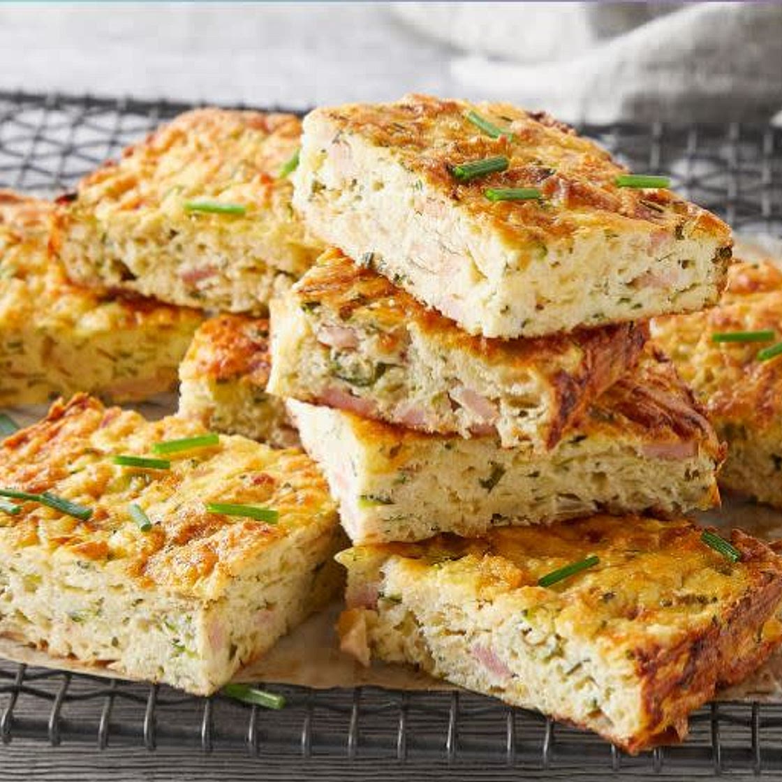 Zucchini & Bacon Slice
