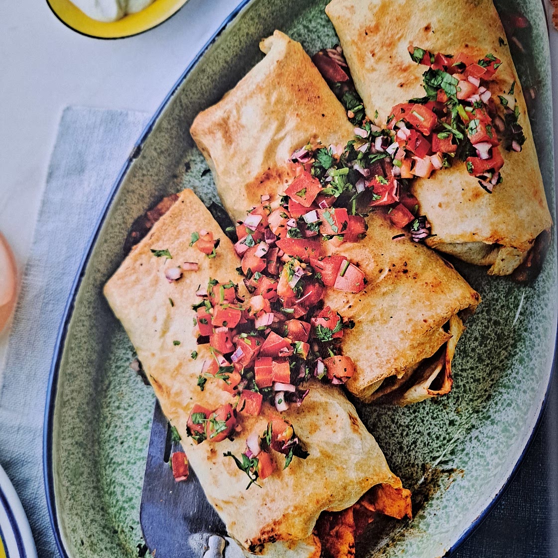 Baked chimichanga
