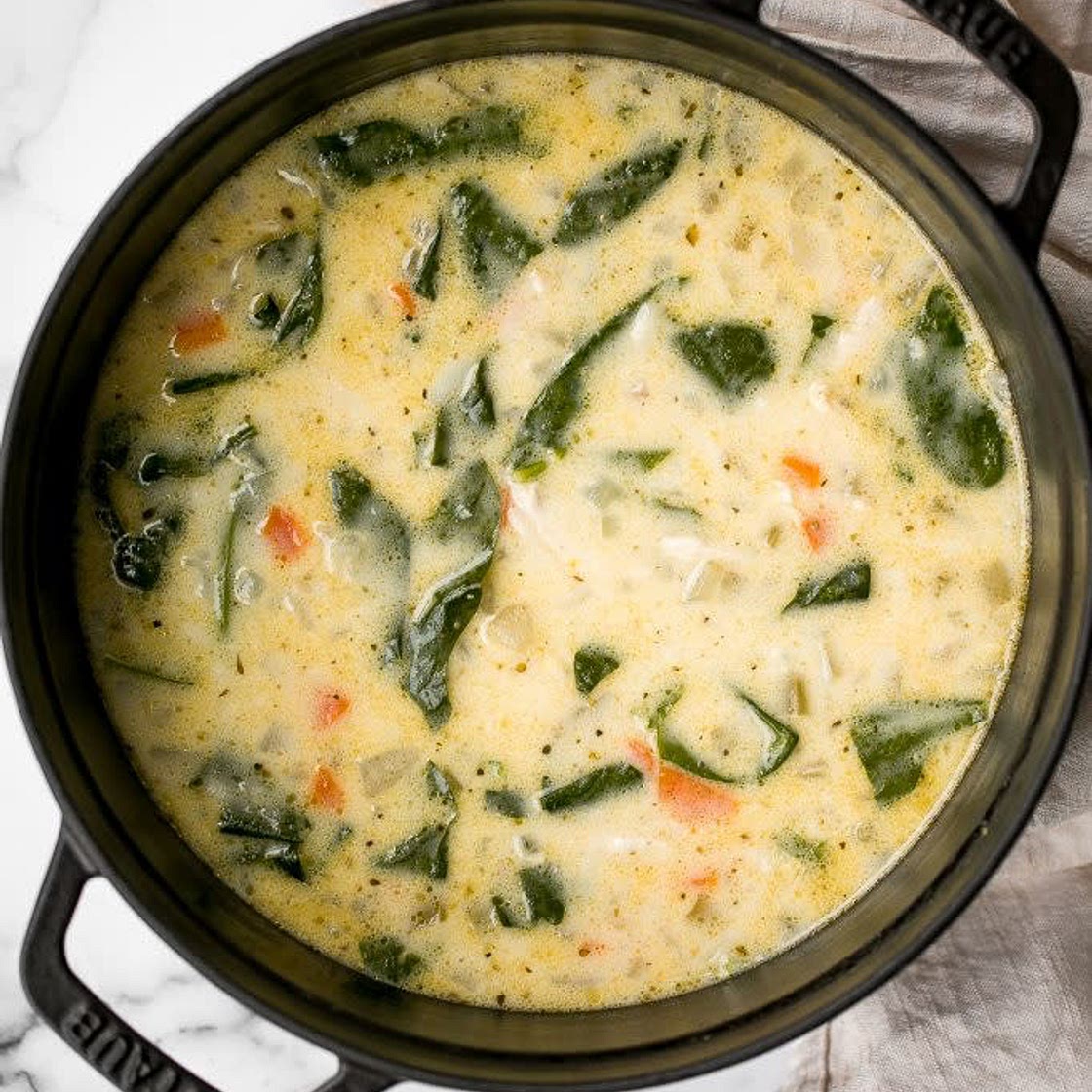 Creamy Turkey Orzo Soup