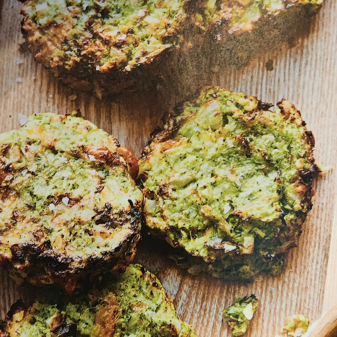 Cheesy broccoli potato patties