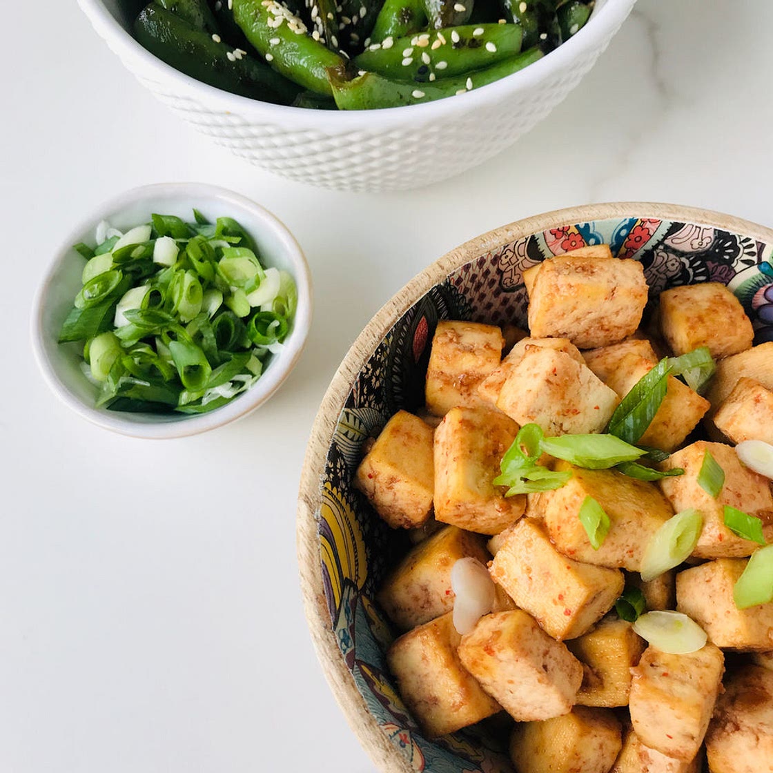 GINGER SRIRACHA TOFU