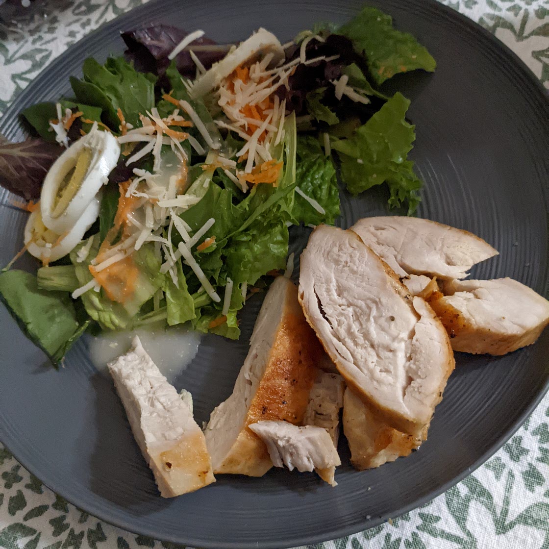 Pan seared chicken