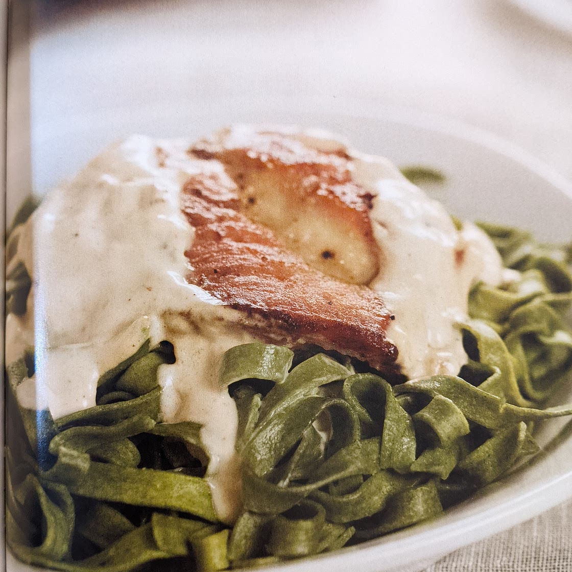 Chicken Scaloppine in Alfredo Sauce